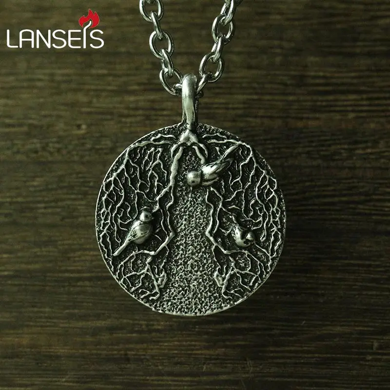 Lansix 1 шт. большой веер корней легких. Ожерелье с подвеской в виде корня дерева