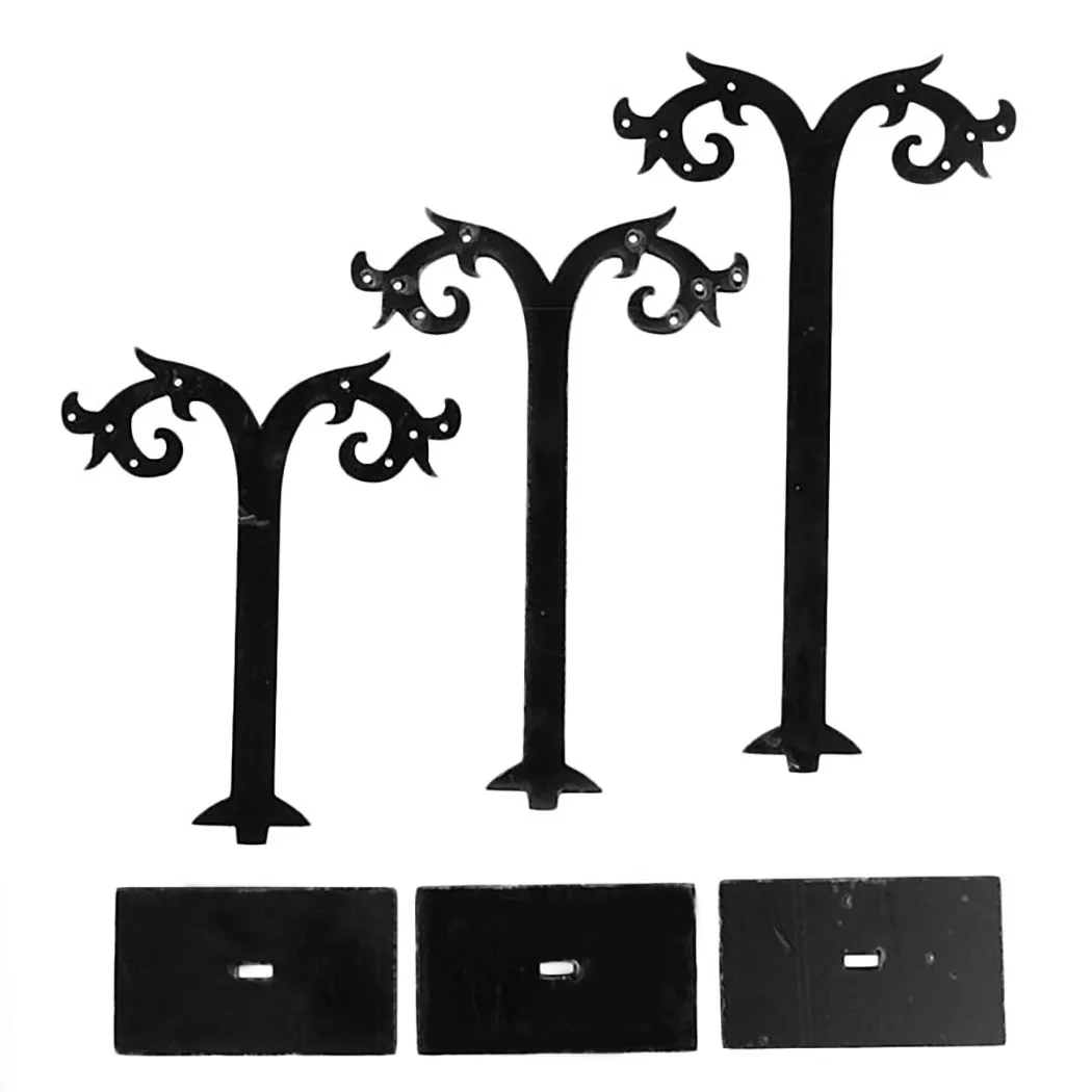 3 шт. вешалка для ювелирных изделий черный акриловый Органайзер сережек