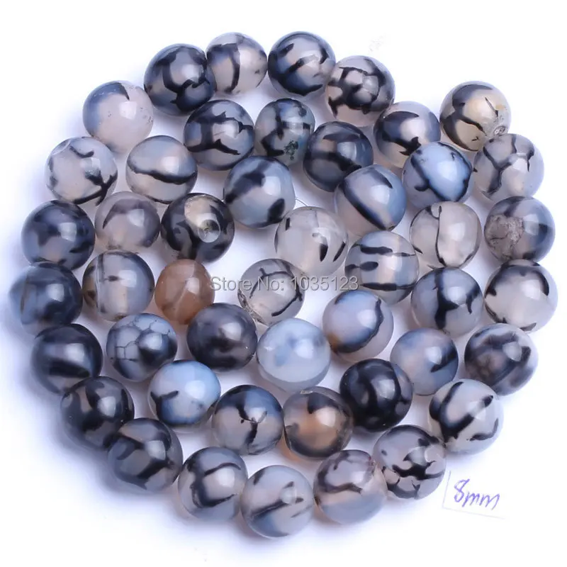 Бусины из агата 4/6/8/10/12/14 мм 15 дюймов|round shape|bead strandsagate loose bead |
