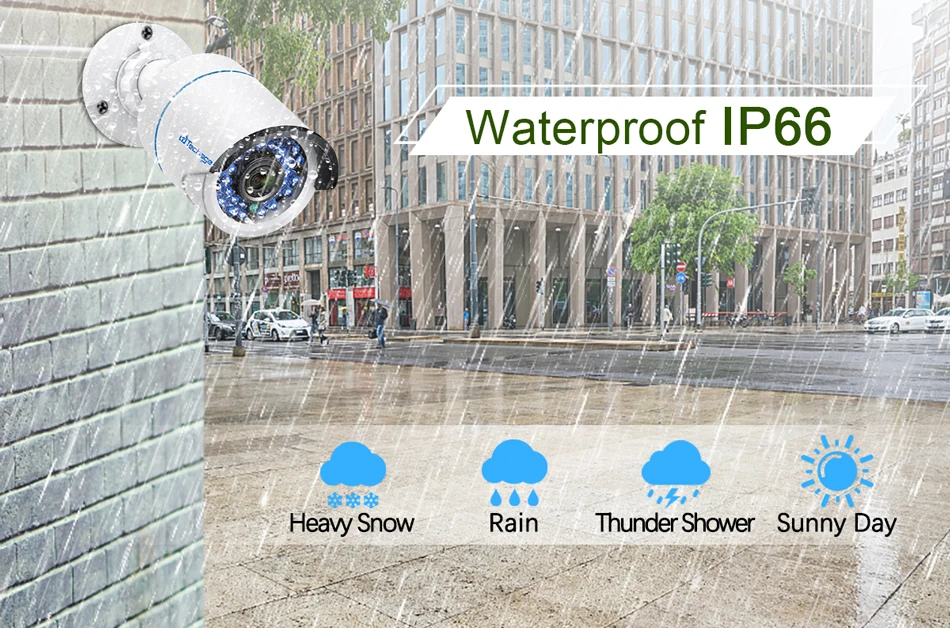 Techage 8CH 1080P H.265 POE ip-камера NVR система 2MP аудио запись звука CCTV комплект видеонаблюдения IR Cut DIY комплект домашней безопасности