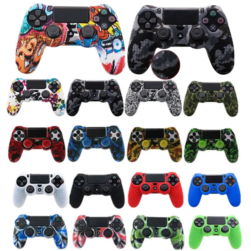 Мягкий силиконовый резиновый чехол 50 шт. защитный для Play Station 4 Dualshock DS4 PS4 Pro Slim