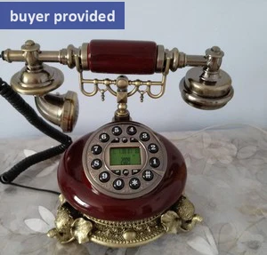 Elephant ev telefonu Европа из дерева старинный стационарный телефон винтажный телефон домашний офис встроенная Telefone telefono fijo