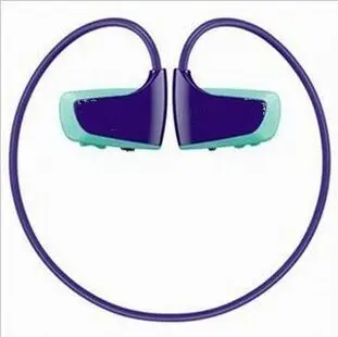 Ipx5 Водонепроницаемый 4 ГБ или 8 Гб Спорт Bluetooth Mp3 плеер наушники стерео для Bicyling бег - Цвет: Синий