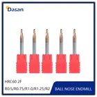 Концевая фреза сферическая HRC60, 11,522,5450 мм, 5 шт.