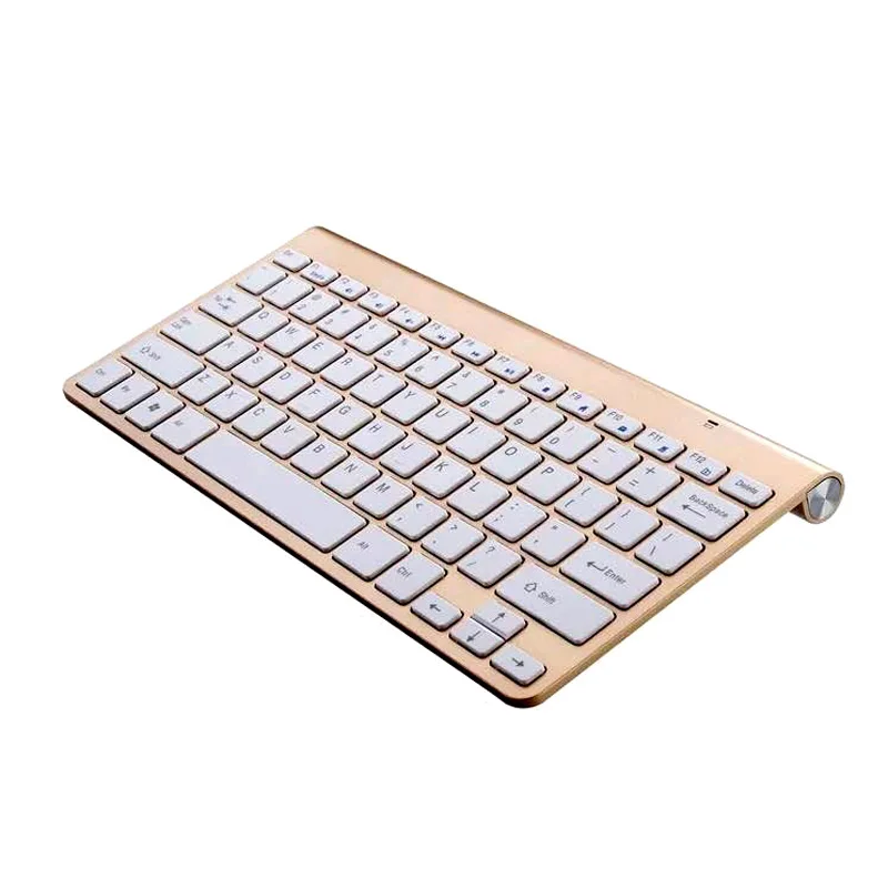 Ультратонкая беспроводная клавиатура 2 4 ГГц с мышью набор мышей для настольного