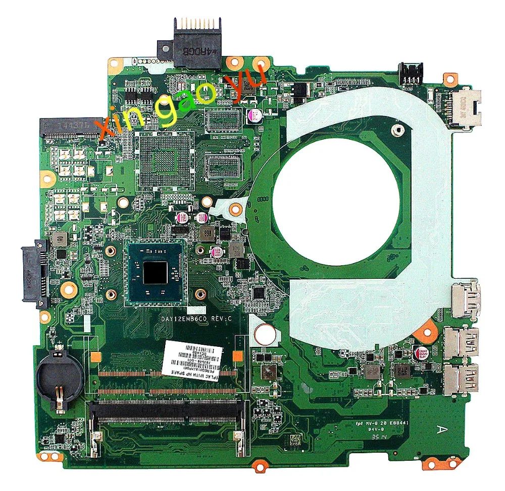 

laptop motherboard DAY12EMB6C0 For HP For Pavilion 14-V motherboard N3540 CPU 787548-501