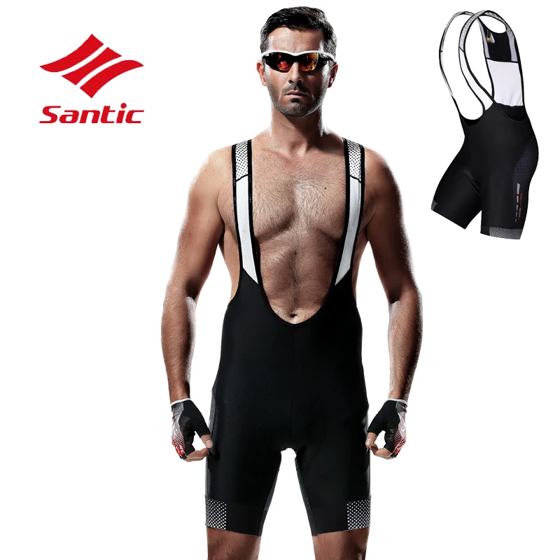 Шорты Santic мужские для триатлона профессиональные дышащие сетчатые с подкладкой