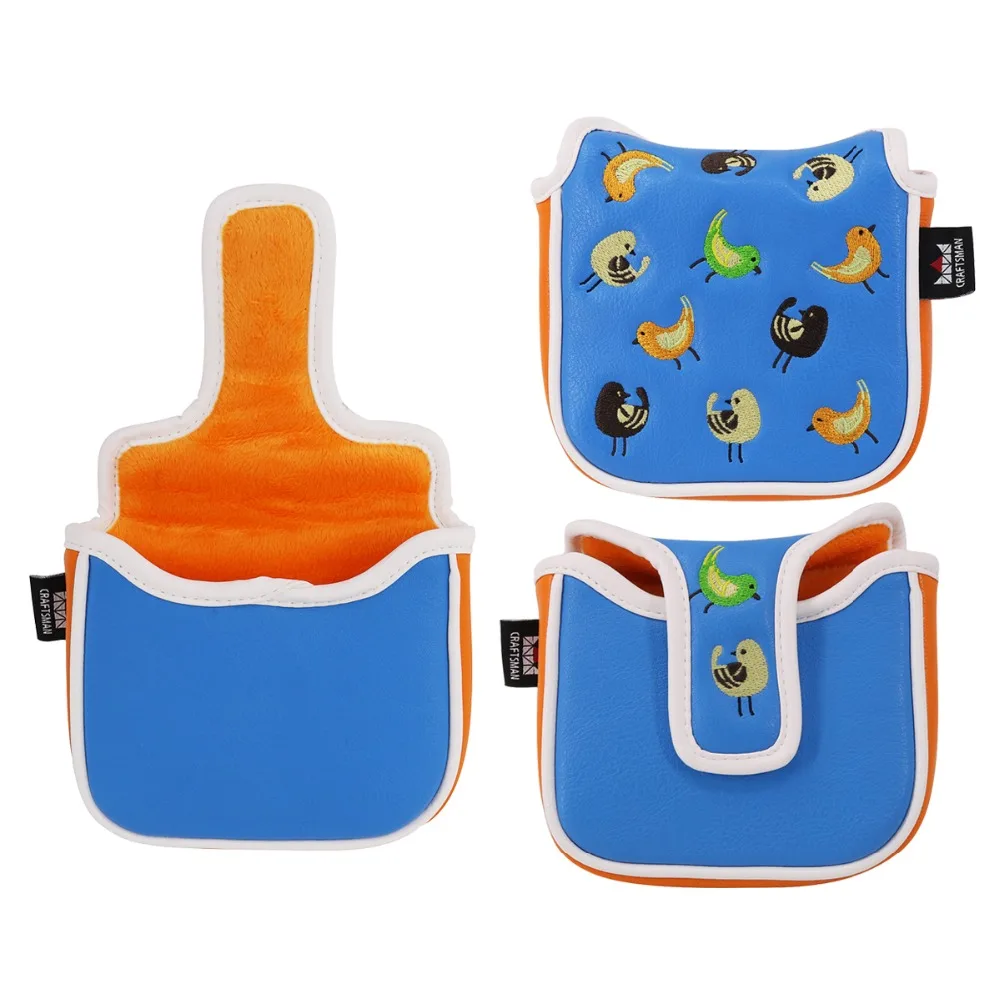 Чехол для клюшки с вышивкой птиц|Головка клюшки| |