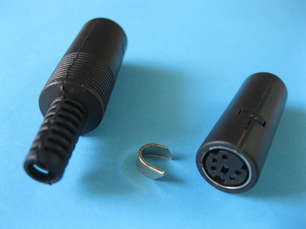 500 шт. в партии Мини 5Pin DIN разъем 5 Pin с пластиковой ручкой женский Лидер продаж|jack