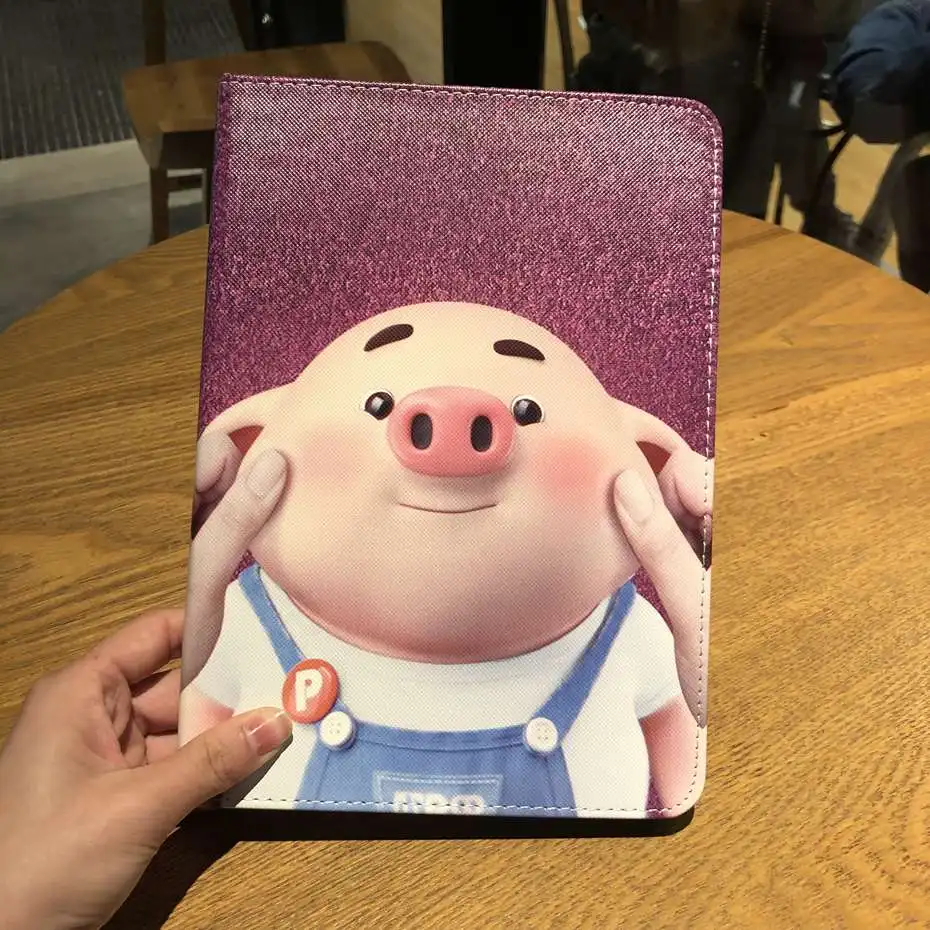 as picture Для ipad mini 4 Чехол мультяшный Ститч забавная свинка лягушка Стенд защитный чехол para coque TPU задняя крышка для Apple ipad mini 1 2 3 - Цвет: as picture