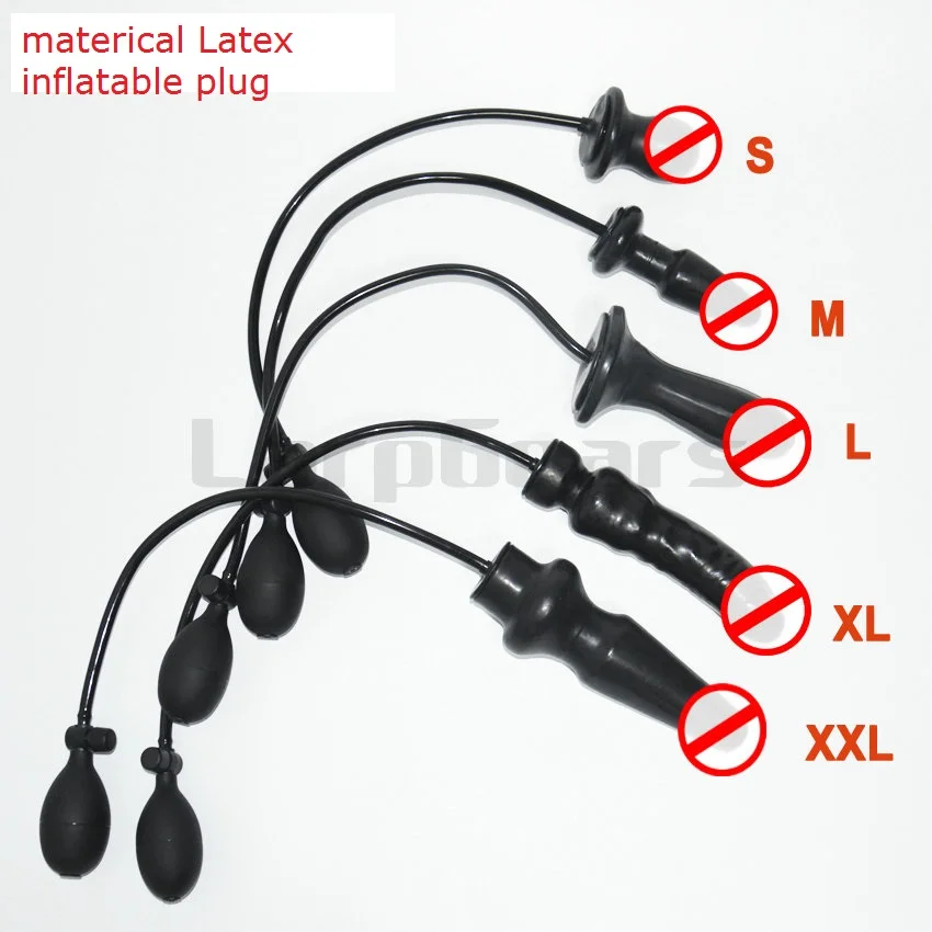 Latex Inflatable Penise anal plug expansion large male sex toy adult toys Butt Plug Sex Toys inflatable | Красота и здоровье