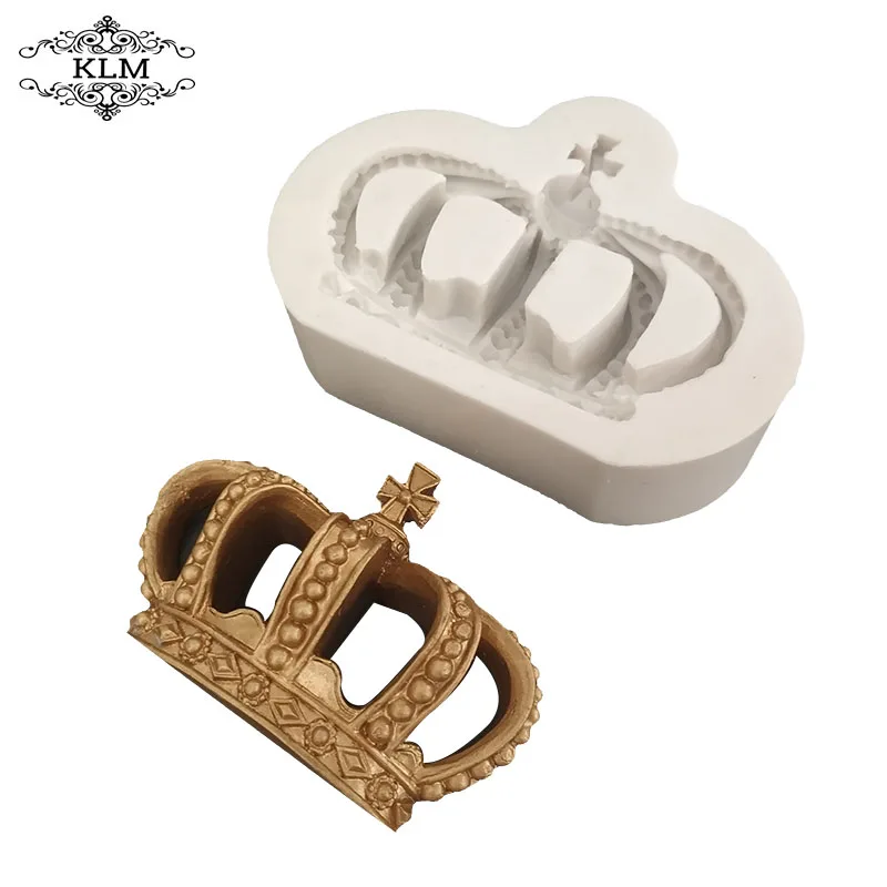 Большая корона форма для сахарной мастики силиконовое украшение кексов помадки