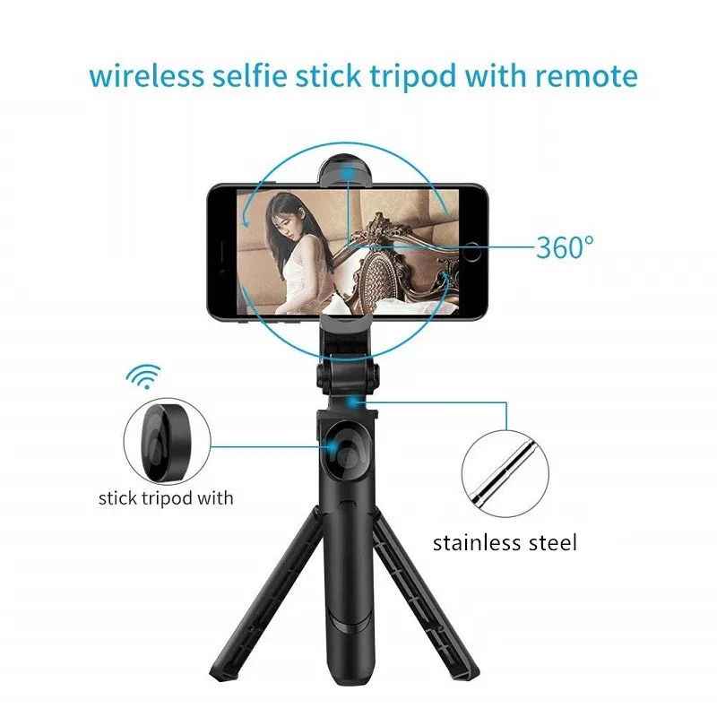 CHICLITS Bluetooth селфи палка Складная Горизонтальная Вертикальная съемка штатив с