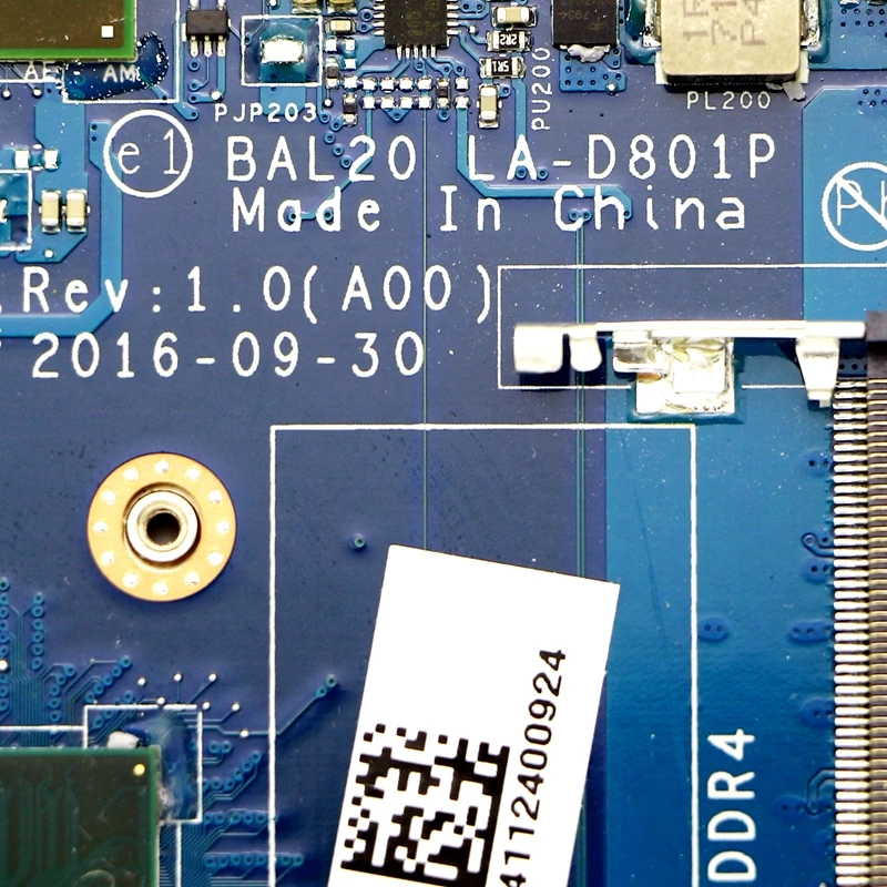 KFWK9 0KFWK9 CN-0KFWK9 BAL20 LA-D801P материнской платы w/i7-7500U 2,7 ГГц Процессор+ R7 M440 графического процессора для Dell Inspiron 15 5567/17 5767