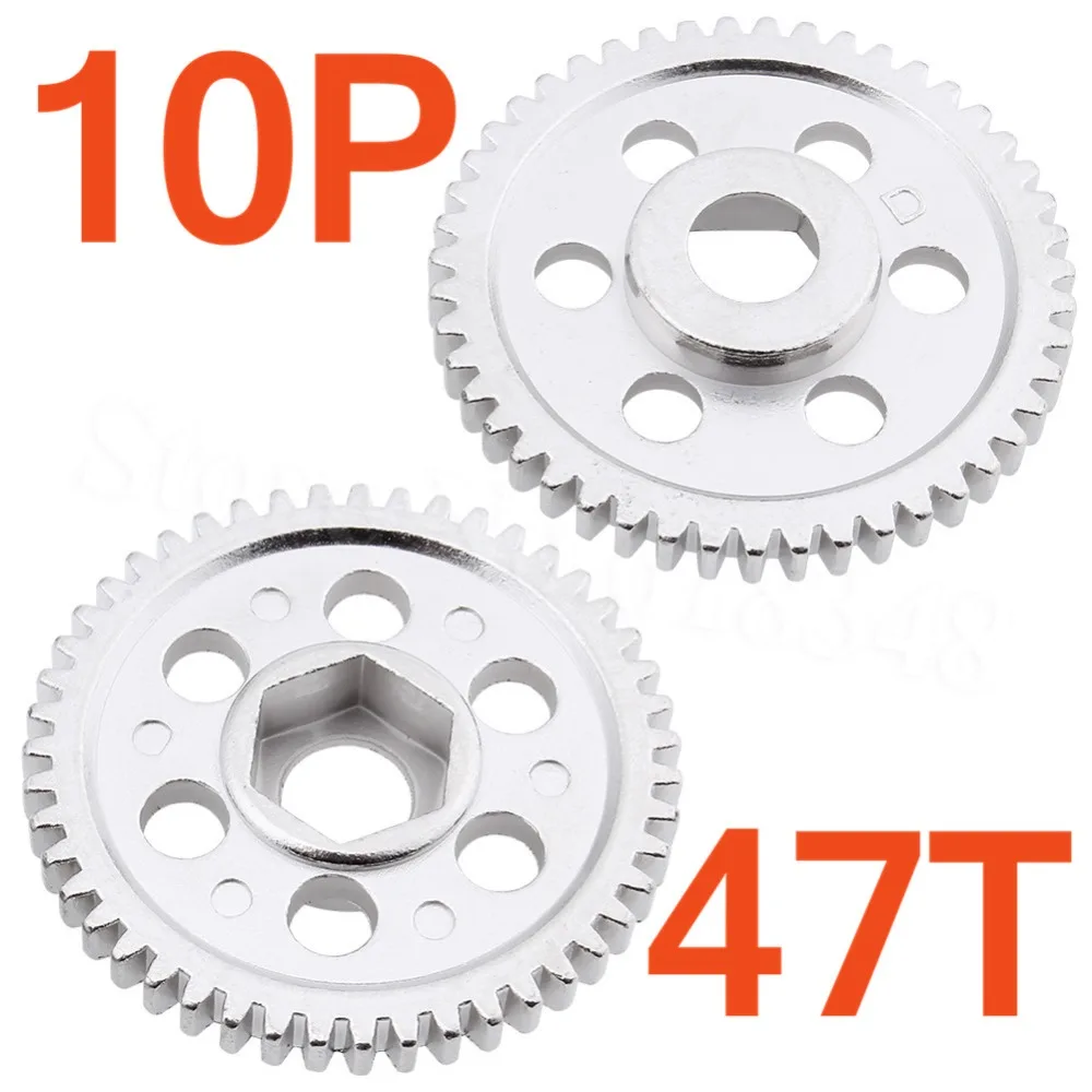 

10pcs /Lot 06232 Steel Metal 47T Spur Gear Upgrade Parts Fit 2 speed RC Car For Redcat Tornado S30 BB Tsunami (nitro) Vortex SS