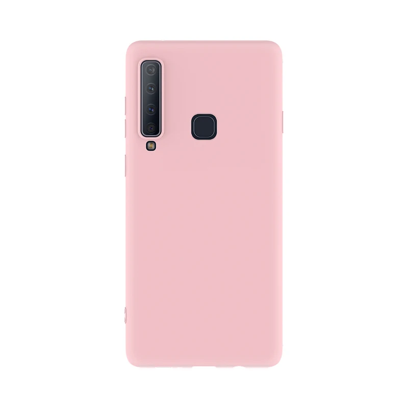 Тонкий Мягкий ТПУ силиконовый чехол для Samsung Galaxy S10 S9 plus S10e карамельный цвет A70 A40 A50