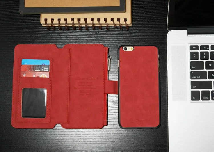 Чехол из натуральной кожи с отделением для карт, сумка для iPhone x xs max xr 6 7 8 Plus, для samsung Galaxy S10 S9 S8 S7 S6 Plus Note 9 8