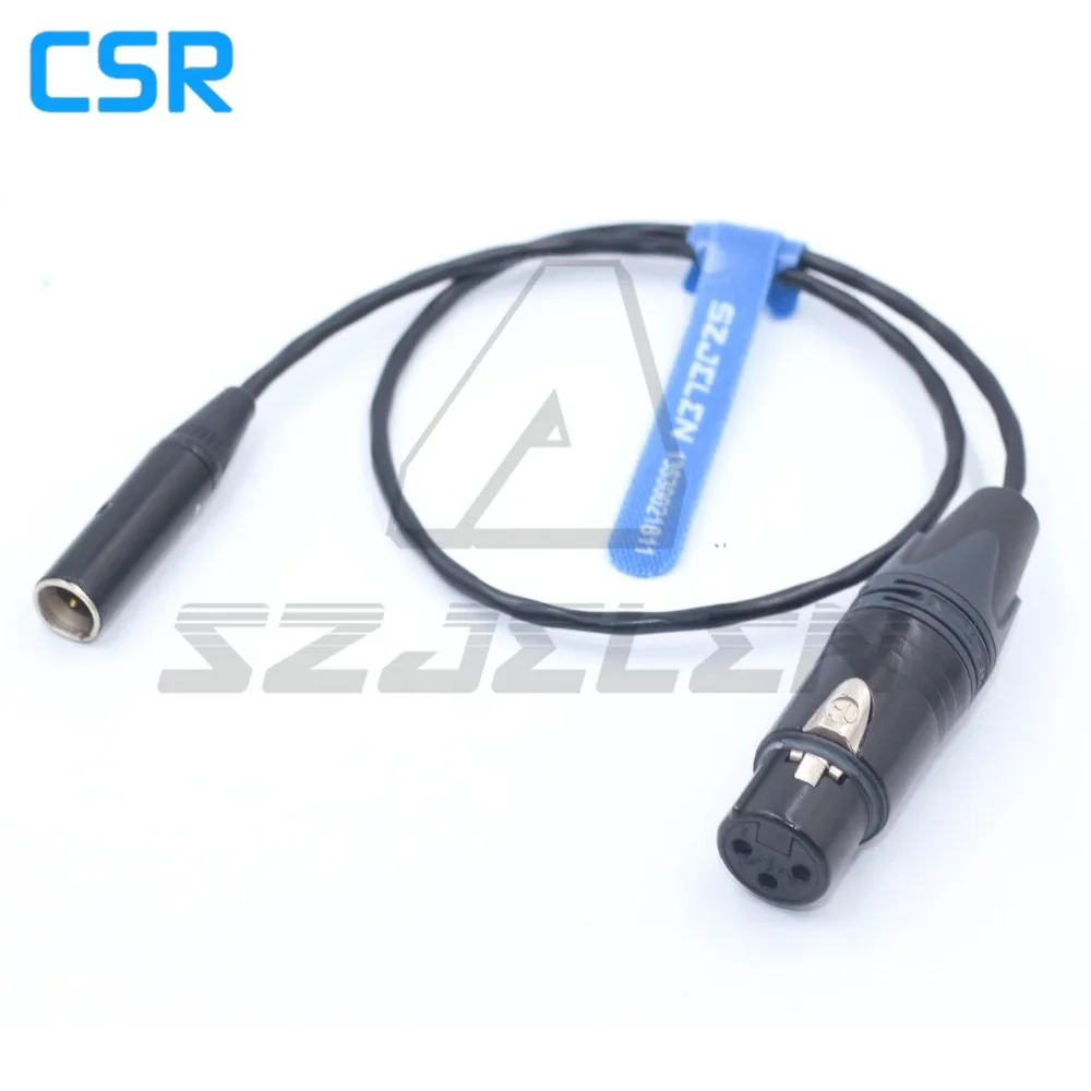 MINI XLR 3pin папа к XLR 3pin мама для Blackmagic Pocket cinema 4k камера аудио линия
