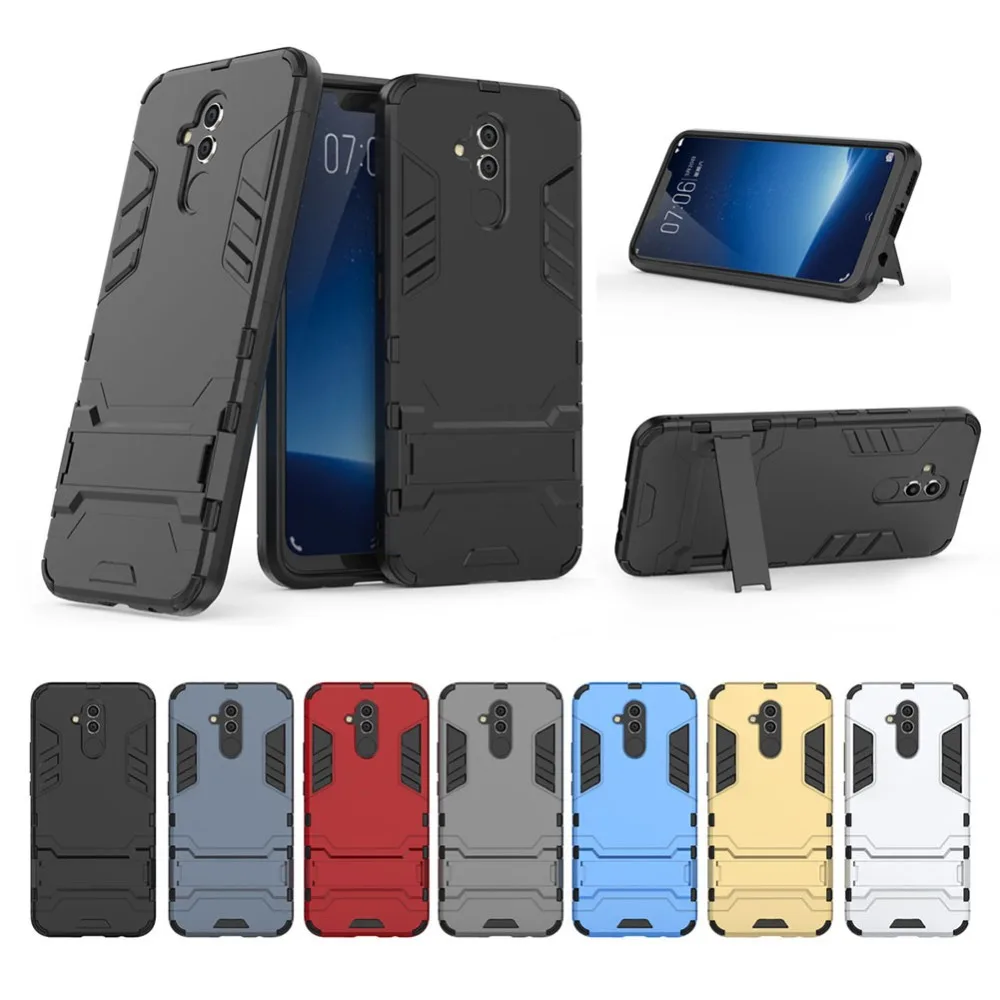 2 в 1 3D чехлы с подставками чехол для смартфона Huawei MATE 20 LITE из поликарбоната + ТПУ