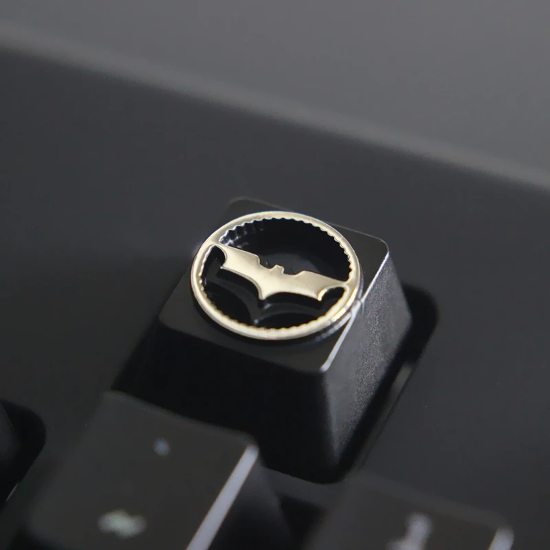 DC Бэтмен прожектор цинковый-алюминиевый ключ крышка s для Cherry Mx переключатели механическая клавиатура подсветка металлический ключ крышка R4 высота для ESC