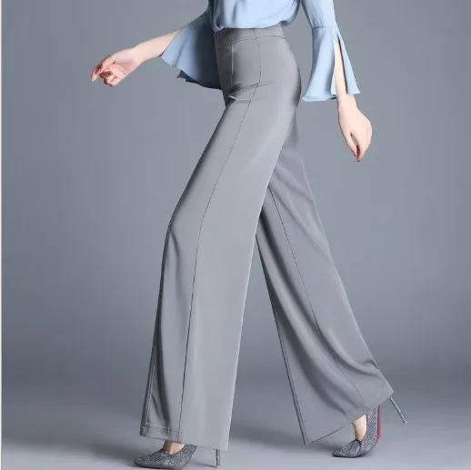 6XL OL рабочие брюки женские свободные широкие женский прозрачный костюм модные с