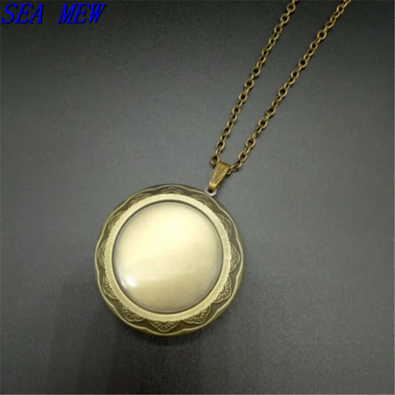 Круглый кабошон 30 мм ожерелье в винтажном стиле медное 6 цветов с покрытием 45 Лон