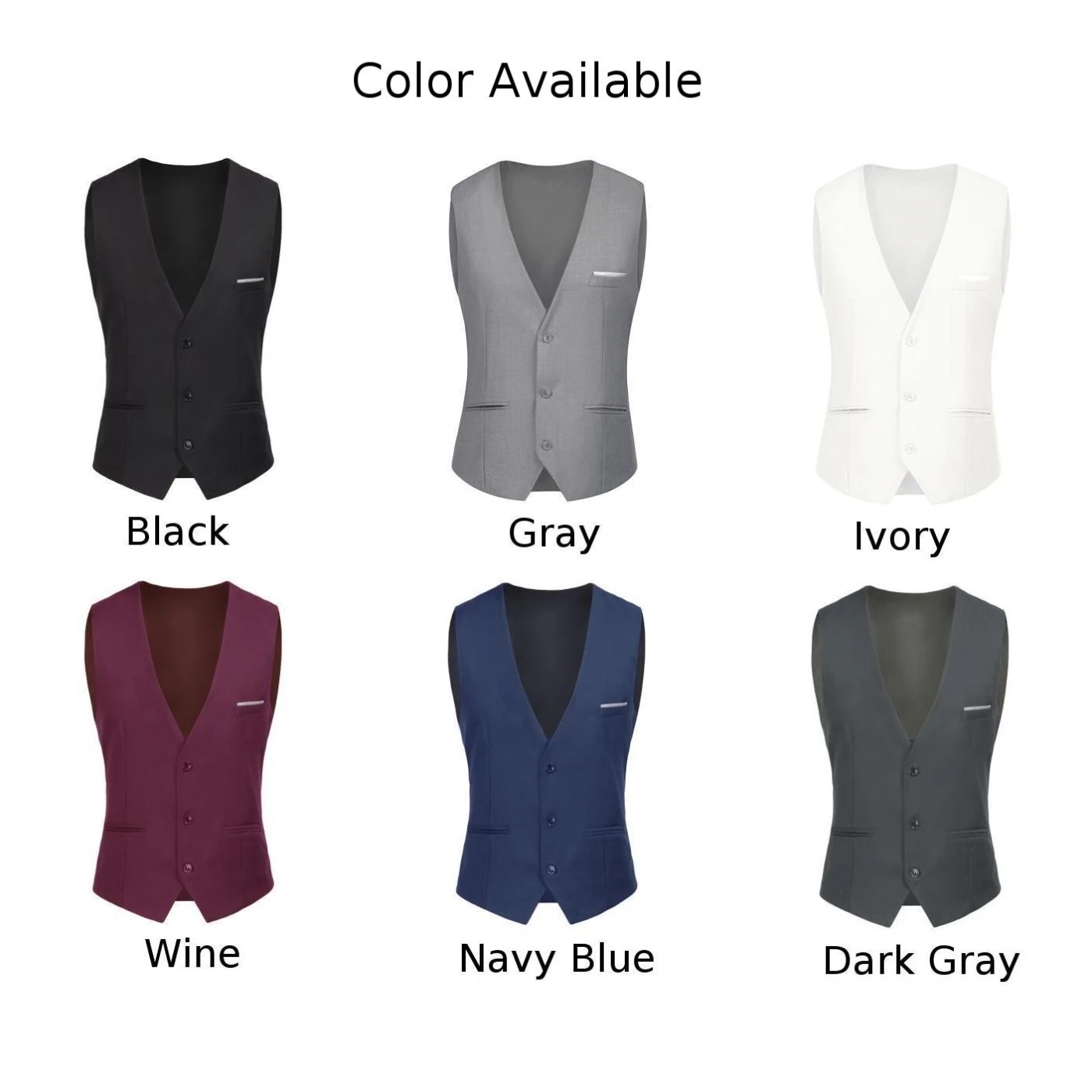 Горячий мужской строгий деловой костюм жилет тонкий свадебный Повседневный