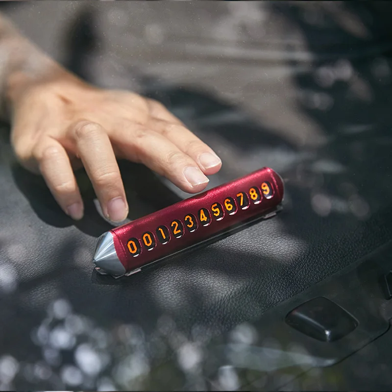 Проводакция! 2в1 карта автомобильной временной парковки с номером телефона