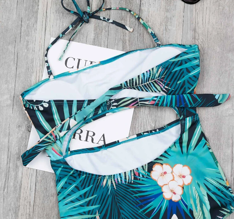 Одинаковый купальный костюм для семьи комплекты мам и дочек с цветочным принтом