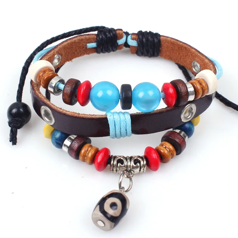 2018Original creative design three - eye beads transport chain cat beaded bracelet. | Украшения и аксессуары