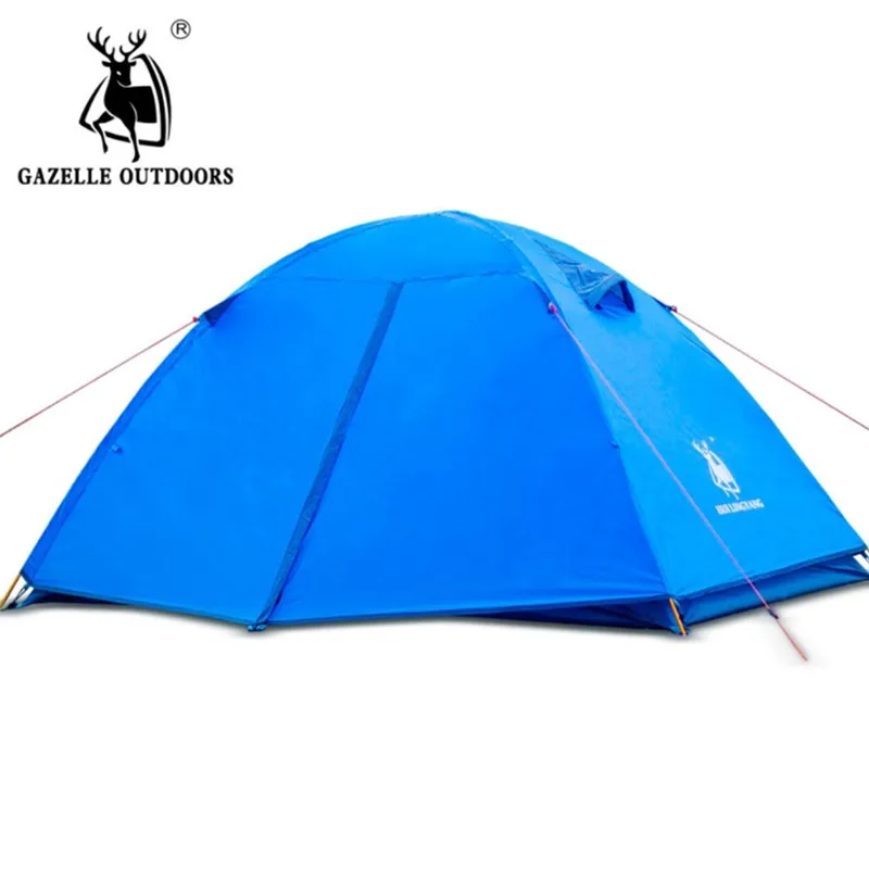 Наружная палатка для отдыха путешествия 2 человека двуслойная Ветрозащита