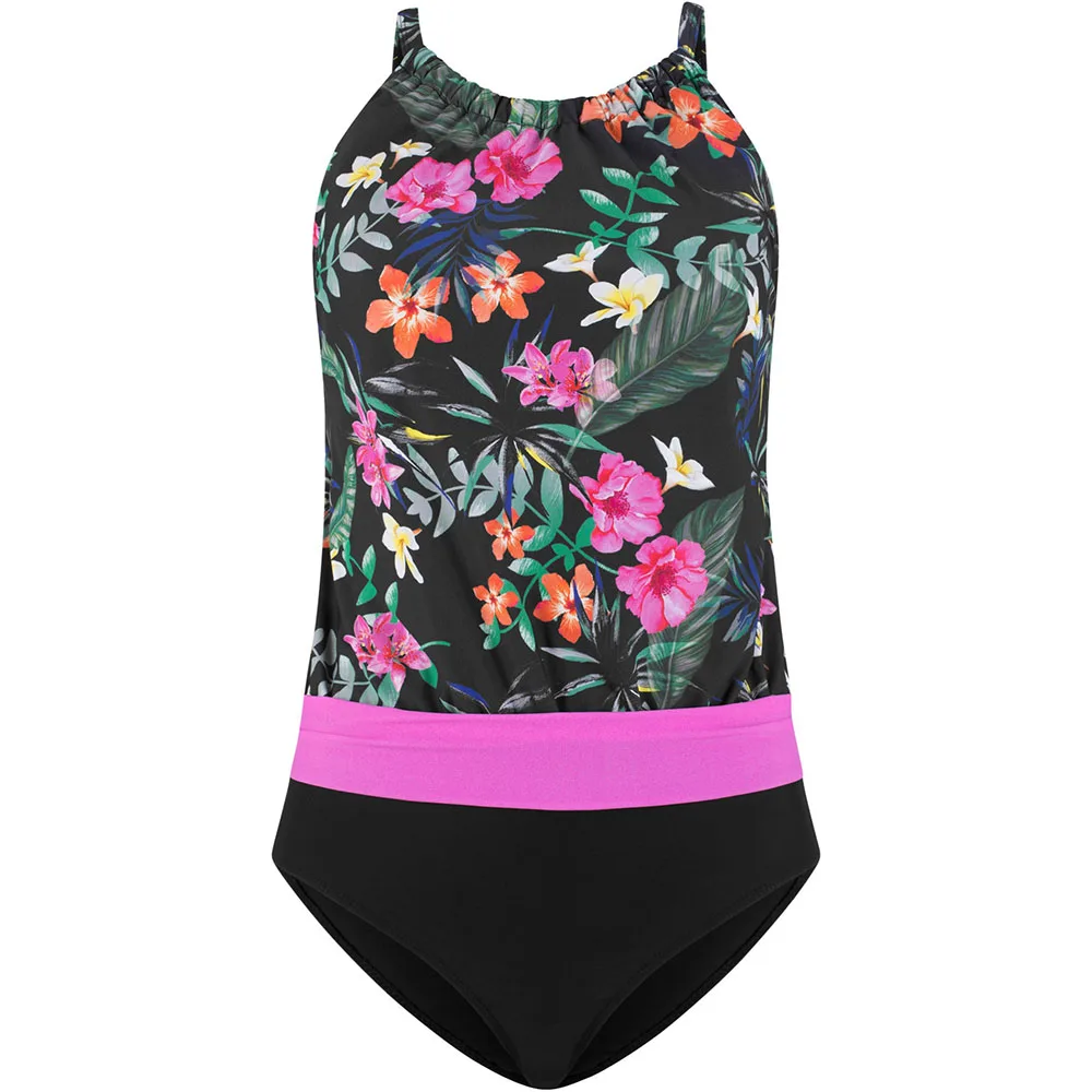 2XL большой Размеры Для женщин комплект бикини Ruched тонкий пикантная летняя