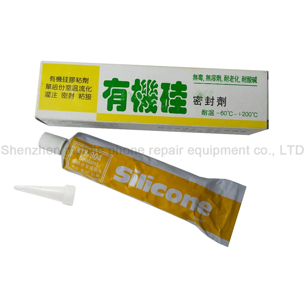 2 шт. высокотемпературный органический силиконовый герметик молочного белого