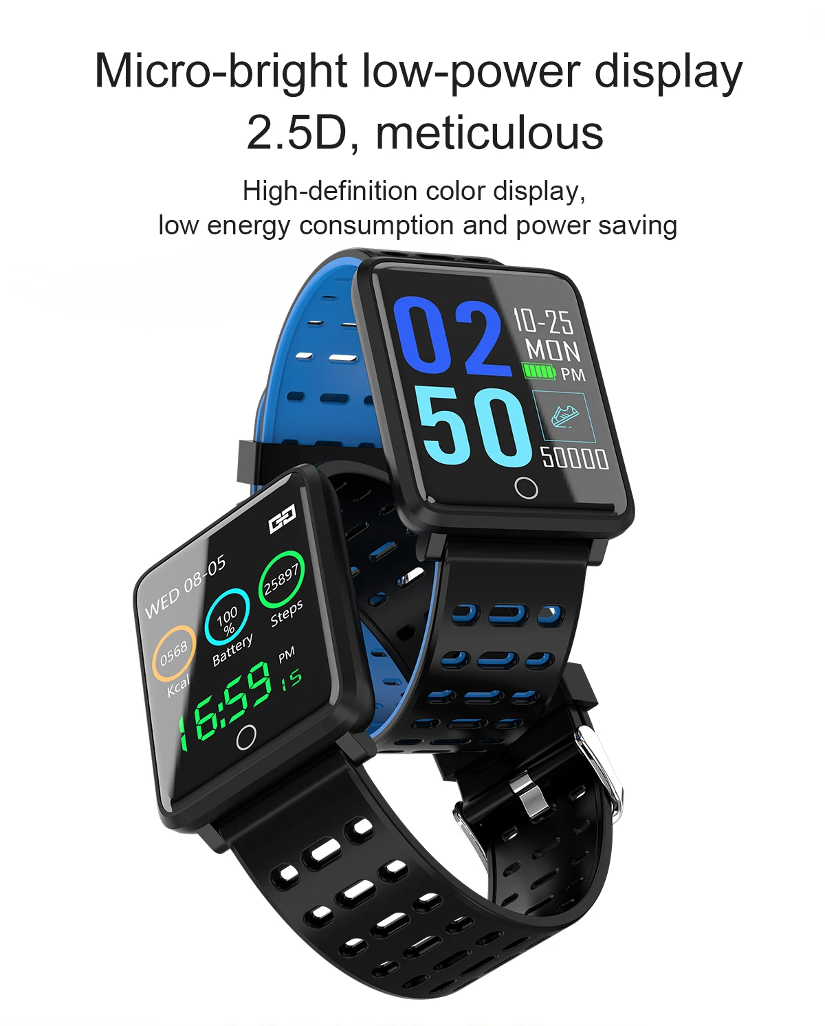 Фитнес трекер F3 водонепроницаемый с GPS пульсометром и шагомером|Смарт-браслеты| |