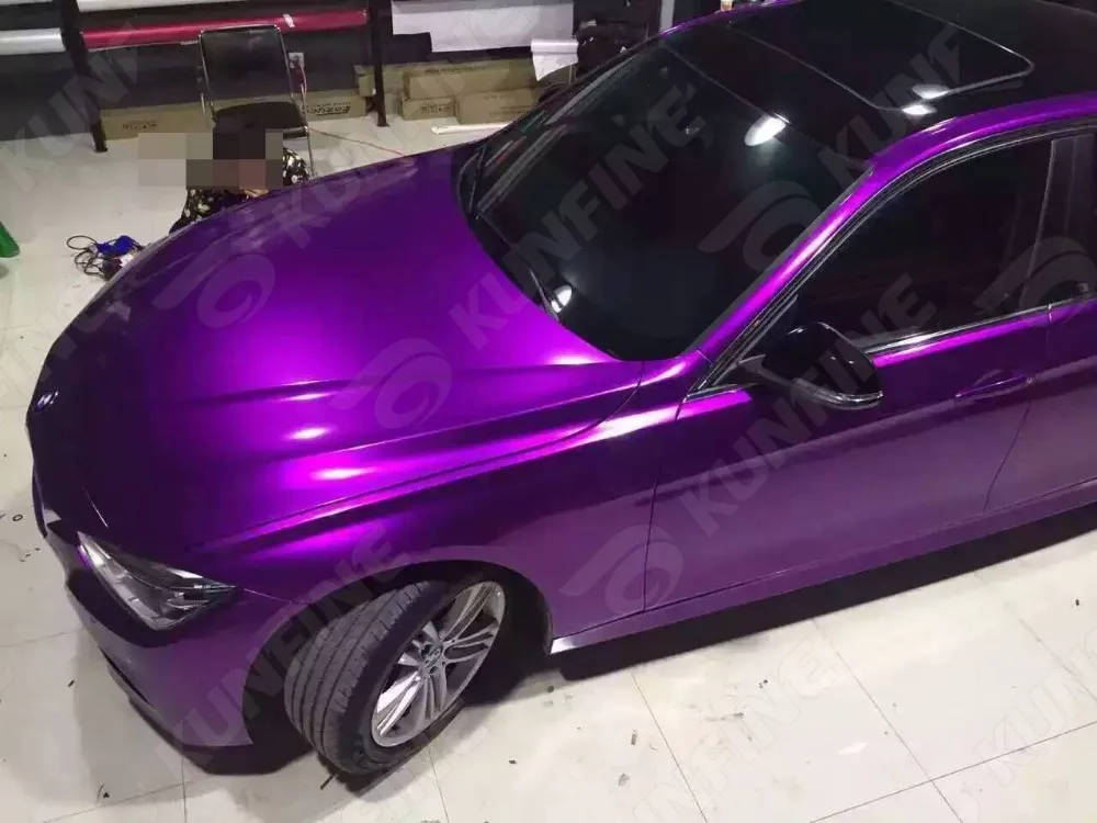 Автомобильный Стайлинг обертывание Аврора фиолетовая Автомобильная виниловая пленка стикер машина без воздушных пузырей для автомобильного мотоцикла 1,52*20 м/рулон