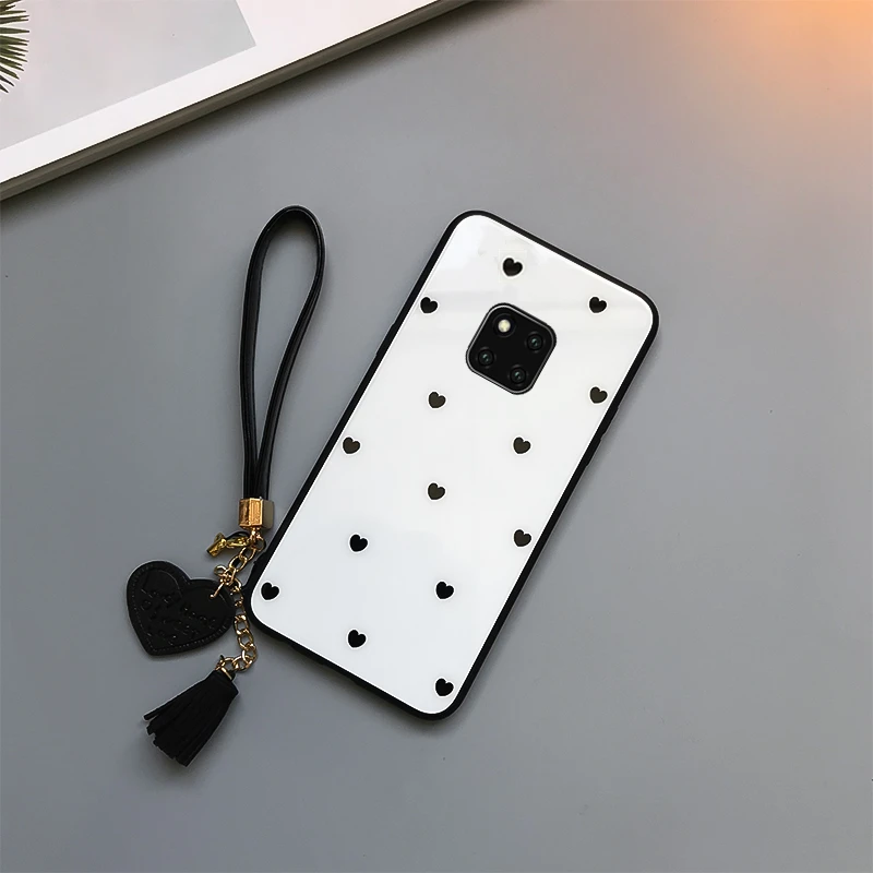 Чехол BONVAN из закаленного стекла для Huawei Mate 30 20 Pro Lite жесткий чехол с любовным