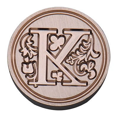 K A-Z, БУКВЕННОЕ уплотнение, воск, классический, винтажный, начальный, воск, печать, штамп, алфавит, буква, ретро, дерево, уплотнение, наборы, ручной работы, хобби, инструменты, наборы - Цвет: K