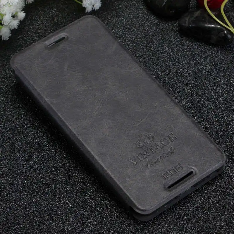Для Xiao mi max 2 чехол MOFI Флип кожаный чехол-подставка для Xiao mi max 2 стильный кошелек из искусственной кожи чехол mi max 2 6,44 дюймов - Цвет: Grey