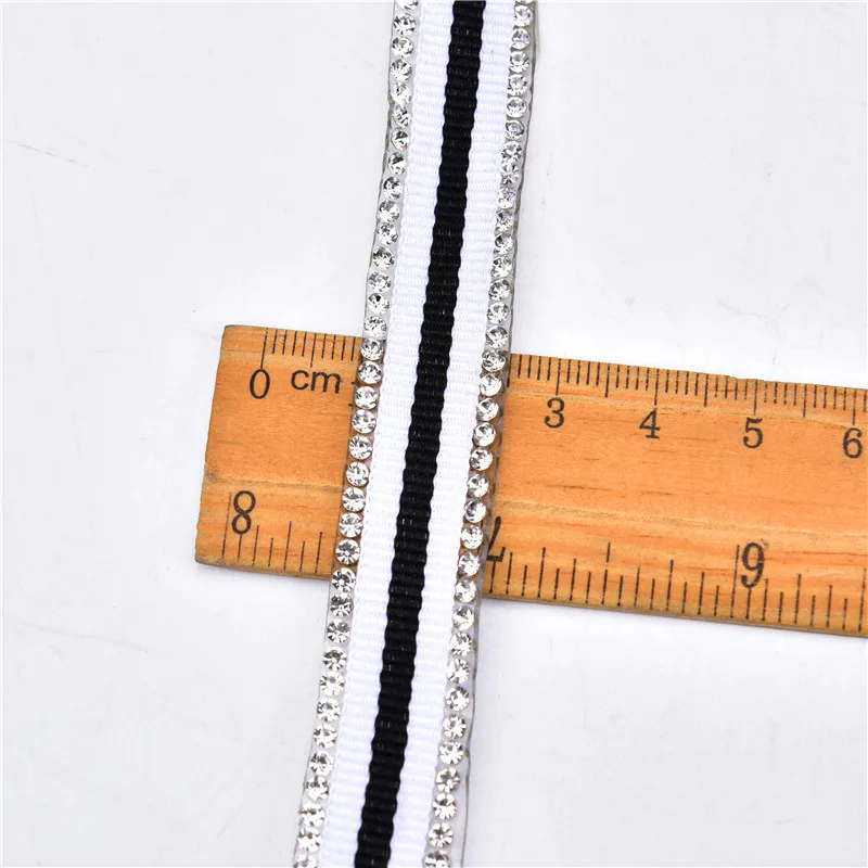 Кристальная лента с горячей фиксацией ширина 15 мм 5 ярдов/партия цепочка на