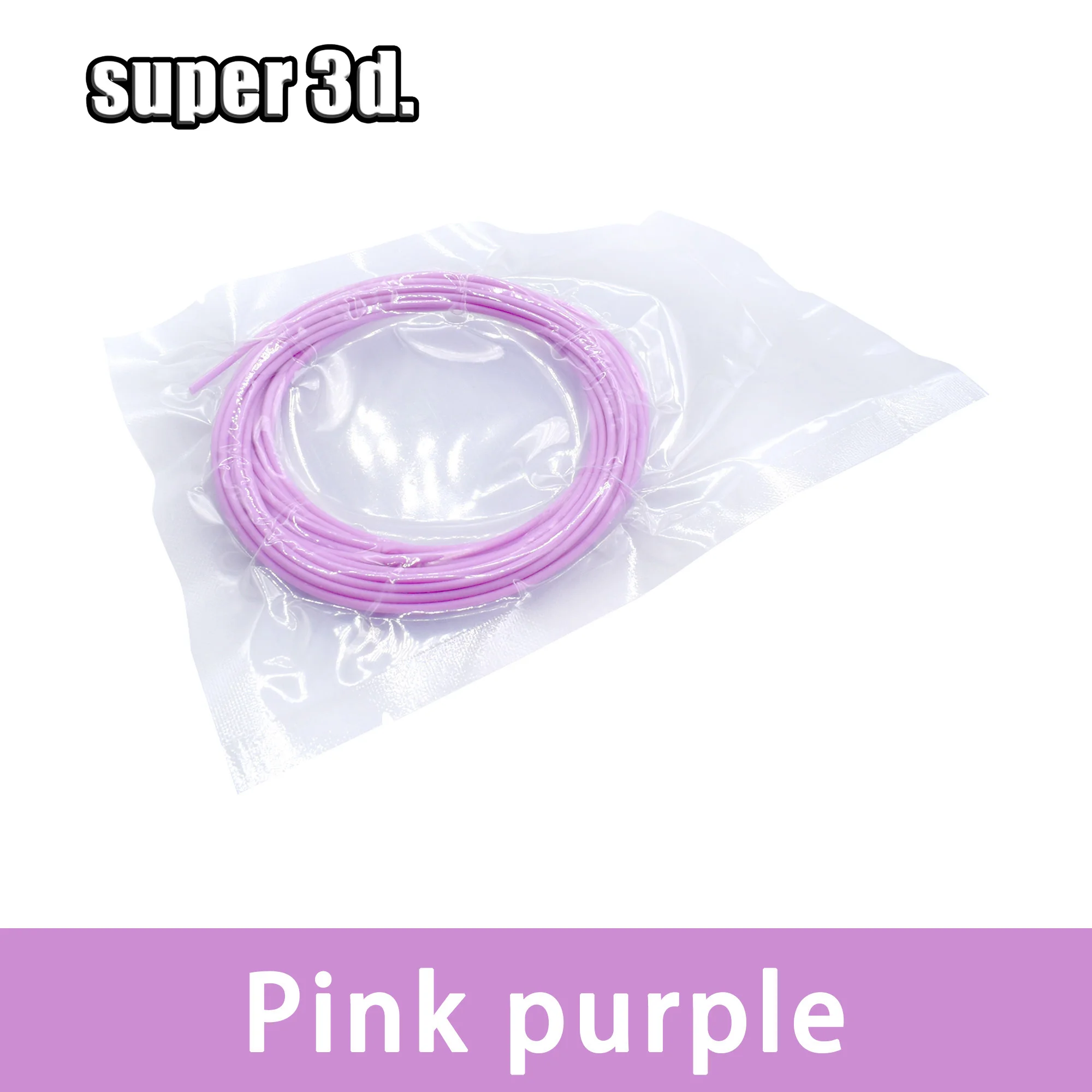 Pink purple 5 м PCL многоцветная нить 1,75 мм Материалы для печати пластик для 3D печати ручки и части 3D принтера - Цвет: Pink purple