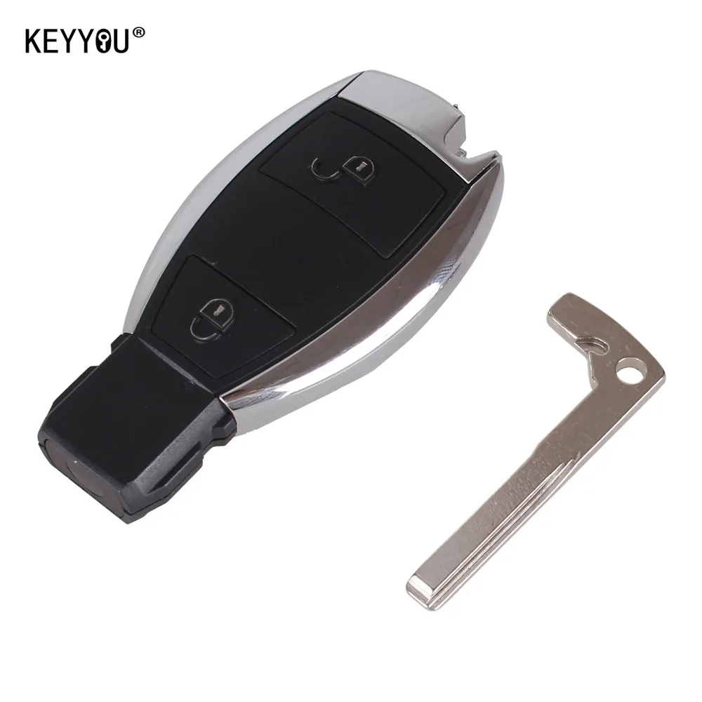 KEYYOU 2 кнопки для MERCEDES BENZ 2005 08 водонепроницаемый смарт ключ дистанционного