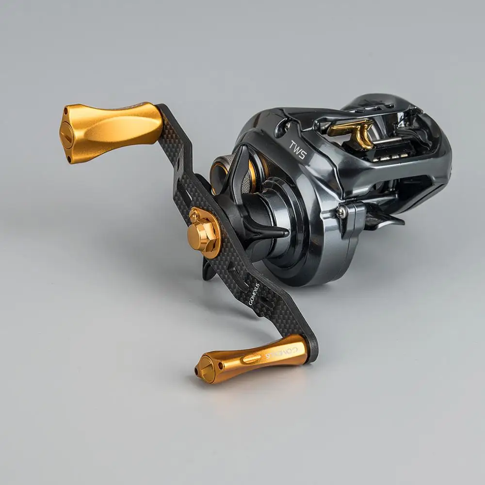 Gomexus силовая ручка карбоновая для Shimano Curado 7x4 мм Daiwa Abu Garcia 8x5 мм baitcasing круглая Катушка Ручка 95 мм как описание