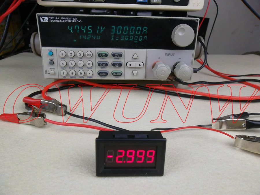 GWUNW BY536A DC 0-3.0000A(3A) Цифровой Амперметр 5 бит 0,36 дюйма