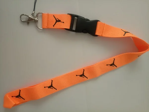 1 шт./лот желтый Jordan ремешок Jumpan шнур Съемный брелок для iPod ремешок значок ID держатель сотового телефона