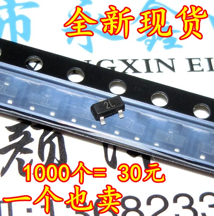 Бесплатная доставка 100 шт. Горячая Распродажа Новый 2N5401 MMBT5401 2L SOT 23 SMD