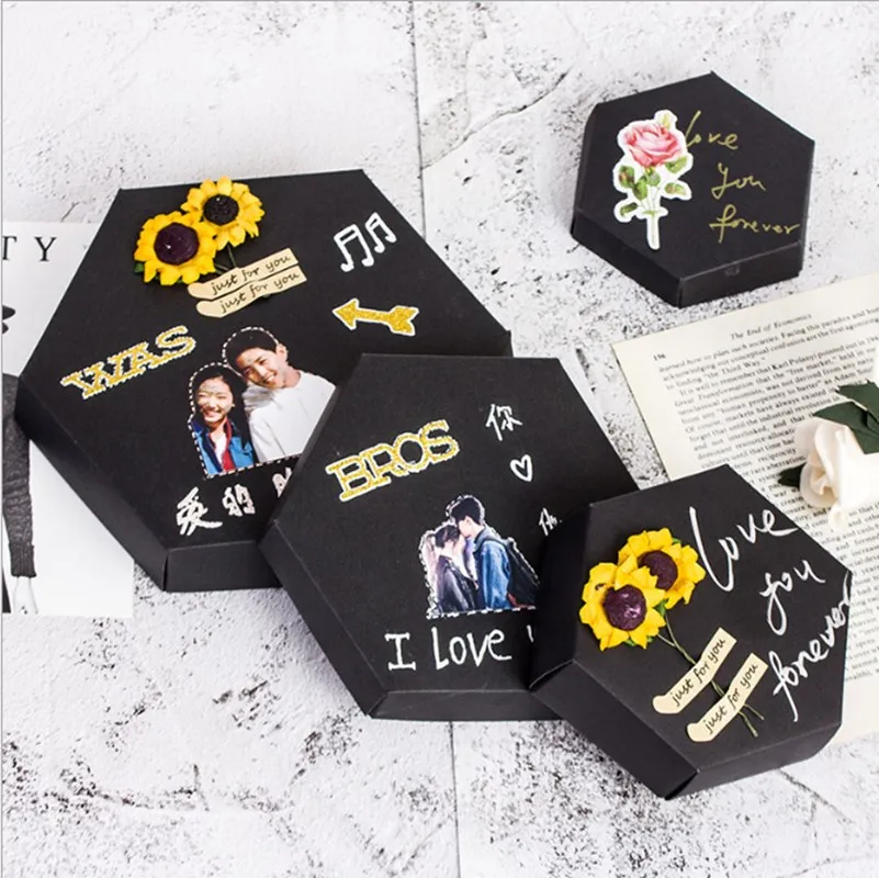 DIY сюрприз валентинка любовь ручной работы взрывобезопасная Подарочная коробка