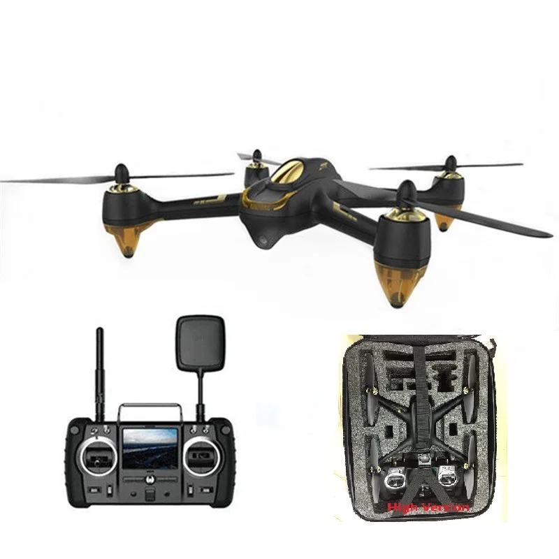 Hubsan H501S X4 5,8 г FPV 10CH бесщеточный с 1080 P HD Камера gps Радиоуправляемый квадрокоптер передовых роскошная версия С Рюкзак