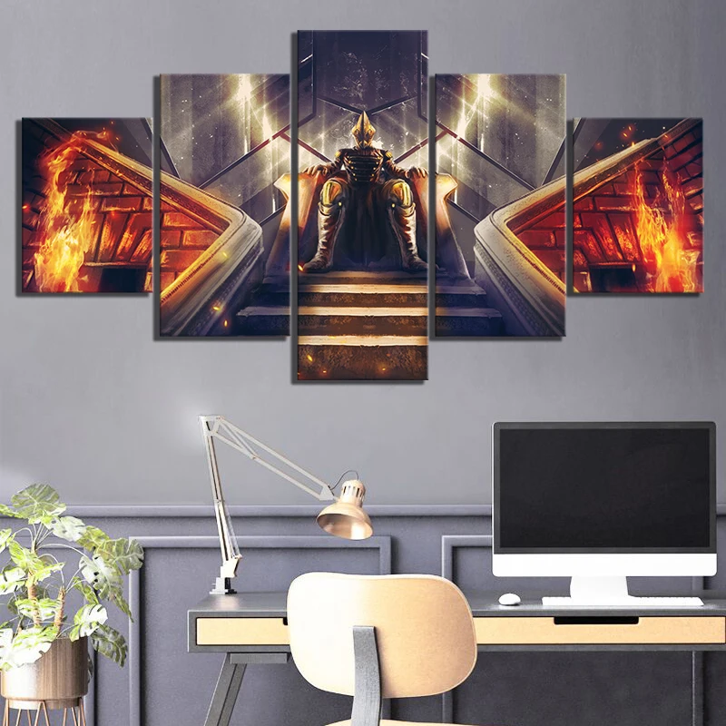 Настенные художественные картины на холсте 5 панелей HD фантазия Pax Nova Холст