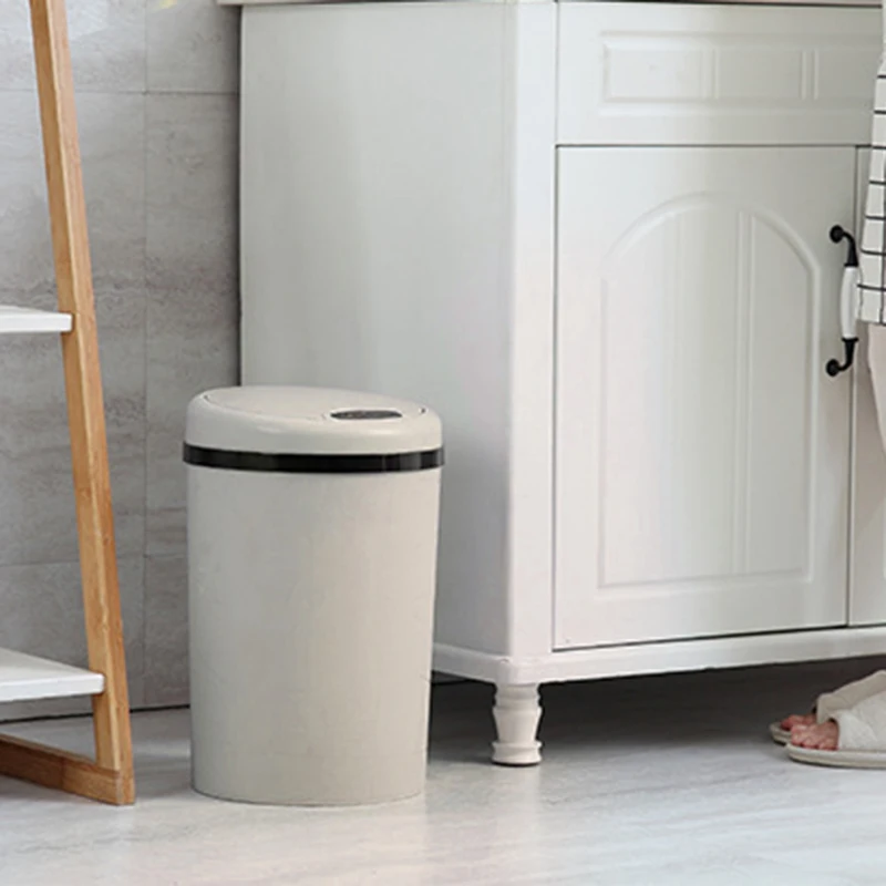 9L индукционный Круглый автоматический сенсор держатель для мусорного мешка Pp