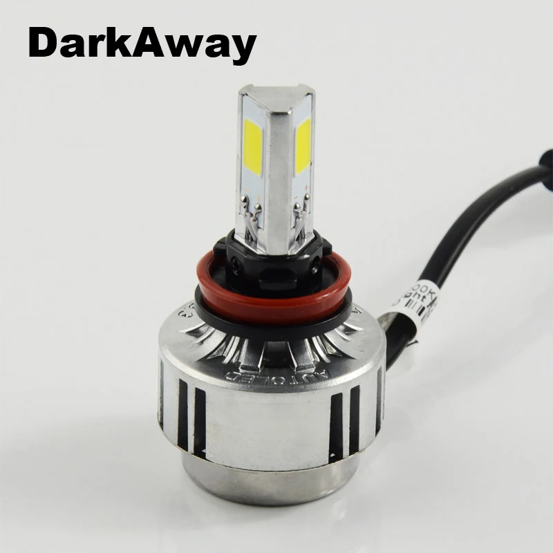 72 Вт автомобиля H7 LED Фары для лампы H8 H9 9005 9006 HB4 HB3 головной свет фар 6600lm H11 авто 360